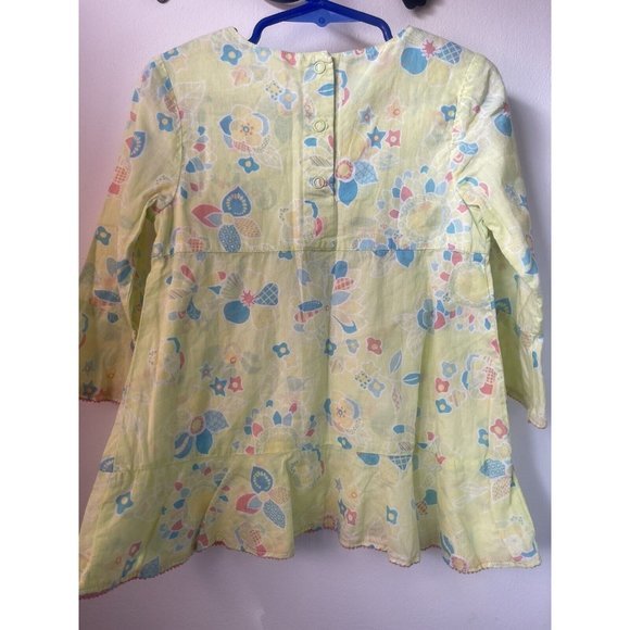 EUC Janie & Jack 2T Swimsuit Cover Green And Floral‎ - Picture 3 of 5